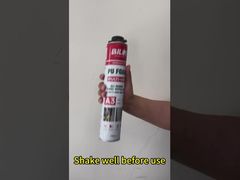 PU köpüğün (poliüretan köpük) derz dolgu ve delik kapatma uygulaması