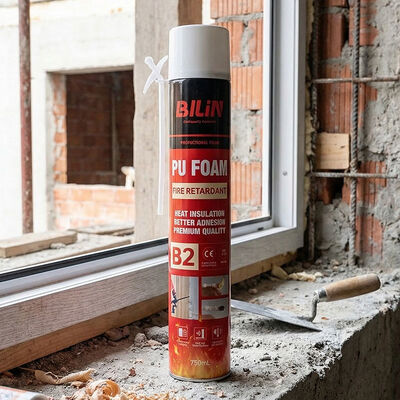 Intumescent Fire Retardant PU Foam Sealant Soundproof and Fireproof Expanding Foam for Fire Doors