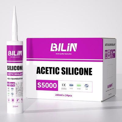 100% Silicone Adhesives & Sealants Manufacturer Clear silicone transparent Acetoxy Acid Acetic Cure Silicone Sealant for Glass