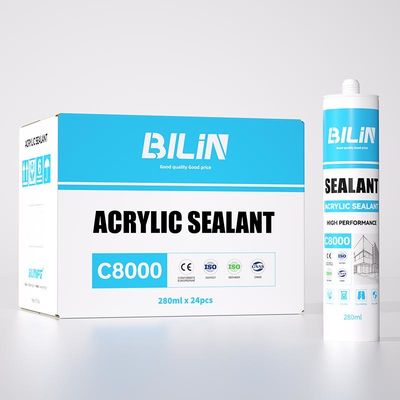 White Weatherproof Fast Cure Rate High Temperature Resistance Acrylic Sealant