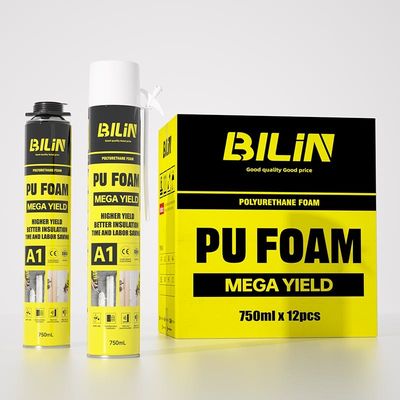 Sabit Yüksek Üretim Genişletici Köpük Kapı ve Pencere Kurulum Polyurethane Genişletici Köpük Spreyi