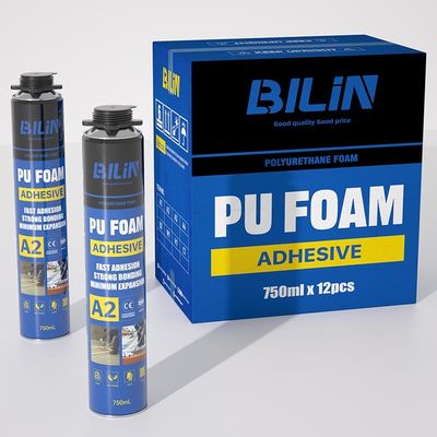 Yüksek Güçlü Polyurethane köpük yapıştırıcı püskürtme sıcaklığına dayanıklı