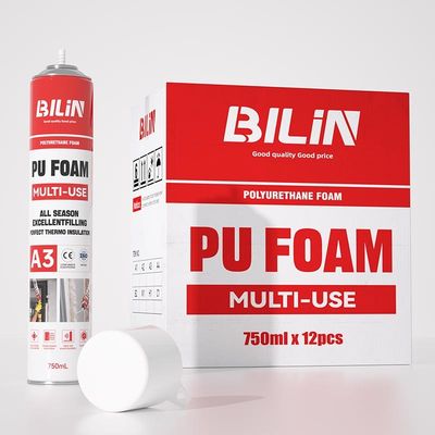 Çok Kullanımlı Yangın Geri Dayanıcı PU Köpüğü HVAC Montajı ve Boru Doldurma için Yumuşak