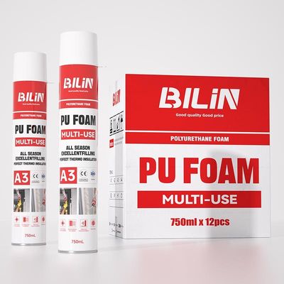 İnşaat Çok Kullanımlı PU Köpüğü Gübre Karşıtı Polyurethane püskürtme köpüğü