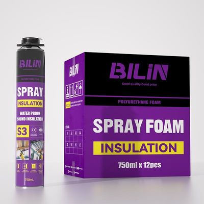 BILIN S3 püskürtme PU köpük nem geçirmez püskürtme Polyurethane köpük özelleştirilmiş