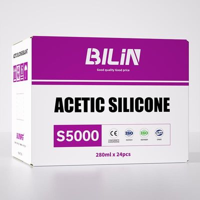 Çeşitli amaçlı Asetoksi Silikon Sızdırıcı Banyo Asetik Silikon Sızdırıcı Çatı için 300 ml