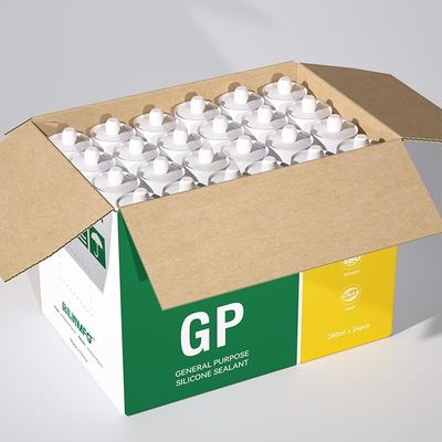 280 ml nötr asetik silikon mühürleyici küçülmeye karşı dayanıklı Ev malzemeleri Zehirli değildir