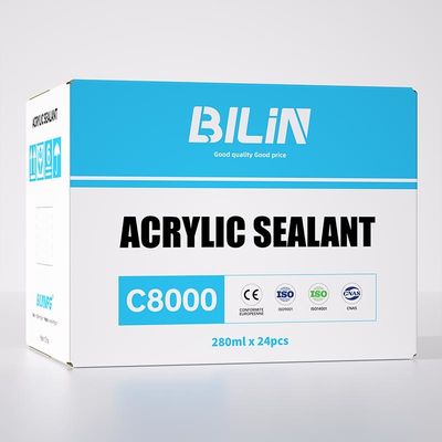 Çeşitli amaçlı Açık Akrilik Sıvı Nem Dayanıklı Açık Boyalı Kaulk