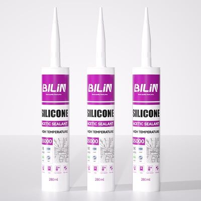 Tek bileşenli Asetoksi Silikon Sızdırıcı Ozon Direnci Cam Silikon Sızdırıcı