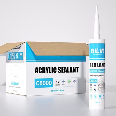 Süt Beyaz Su geçirmez Akrilik Sızdırıcı Bir Bileşen Silikonize Akrilik Sızdırıcı