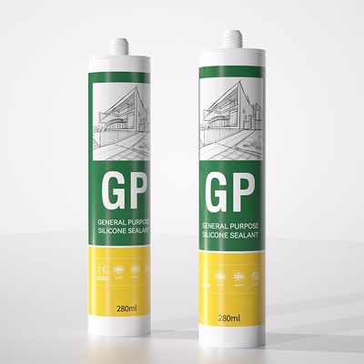 GP Asetik Silikon Sızdırıcı Yüksek hassasiyet Pencere Camı için Kolay Çalışma
