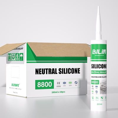 Su geçirmez nötr silikon mühürleyici İnşaat nötr silikon yapısal yapıştırıcı