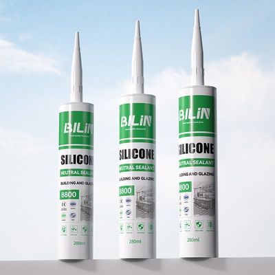 BILIN 8800 Nötr Cure Silikon Yapıştırıcı Hava Durumuna Dirençli Isıtma