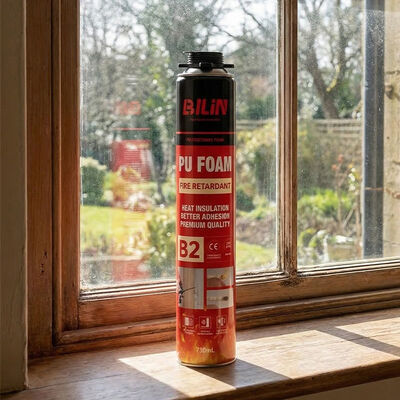 B1 Duvar yalıtımı ve boru delikleri için ses ve yangın koruyucusu poliüretan köpüğü