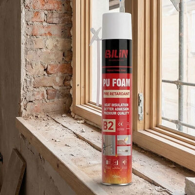 Yüksek verimlilikli B2 Yangına dayanıklı poliüretan köpük sprey tabancası uygulanan yangın durdurucu boşluk doldurucu