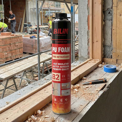 500ml 750ml Aerosol Fire Stop PU Foam Sealant Wholesale Distributor OEM B1 Fire Rated Foam Cartridge