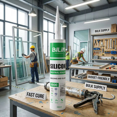 Kalite Bütçe dostu beyaz silikon mühürleyici, cam çalışmaları için hızlı iyileştirme yapısı ve bina eklem mühürleme, özel ambalaj fabrika